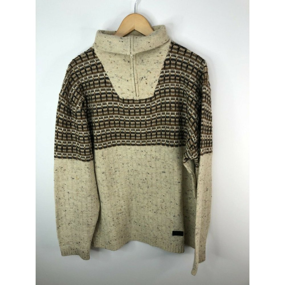 Vintage Vino Italy 1/4 Zip Pullover Sweater Mens